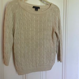 Cable sweater